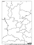 熊本市の白地図2