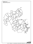合併以前の大分県の白地図3