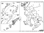鹿児島県の白地図2