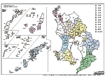 合併以前の鹿児島県の白地図1