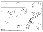 沖縄諸島と先島諸島の白地図5