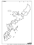 沖縄本島の白地図2