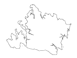 西表島の白地図1
