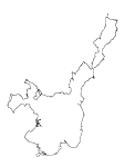石垣島の白地図1