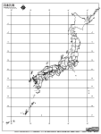 日本列島の白地図11