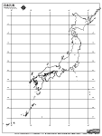 日本列島の白地図12