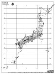 日本列島の白地図10