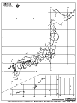日本列島の白地図5