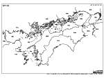 瀬戸内海の白地図1